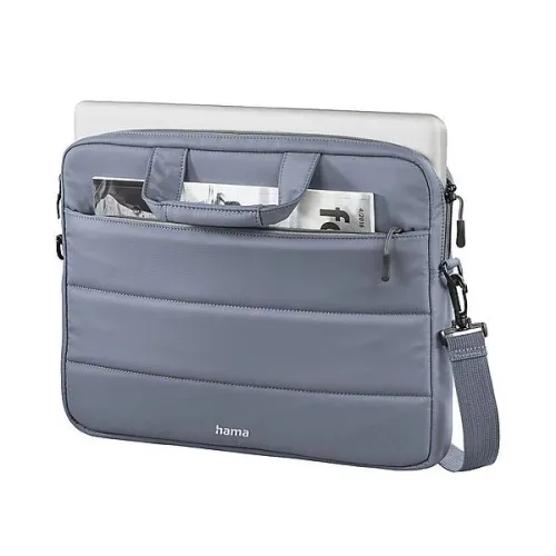 sacoche Hama Torento pour ordinateur portable en 15.6 pouces Gris Bleu