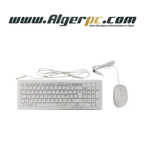 Combo MSI Clavier + Souris filaire Blanc