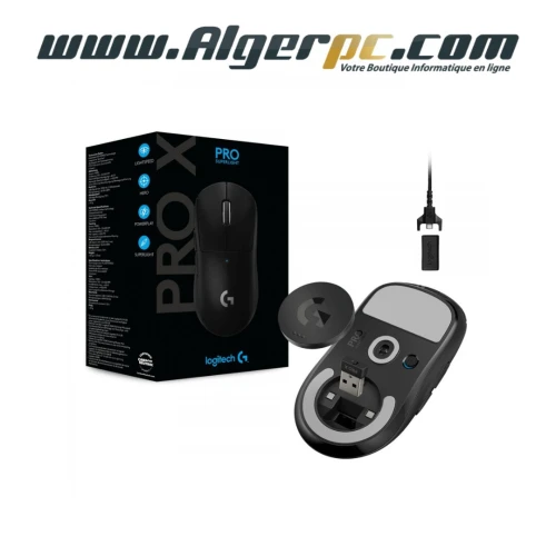 Souris sans fil Logitech G PRO X SUPERLIGHT avec capteur HERO 25K