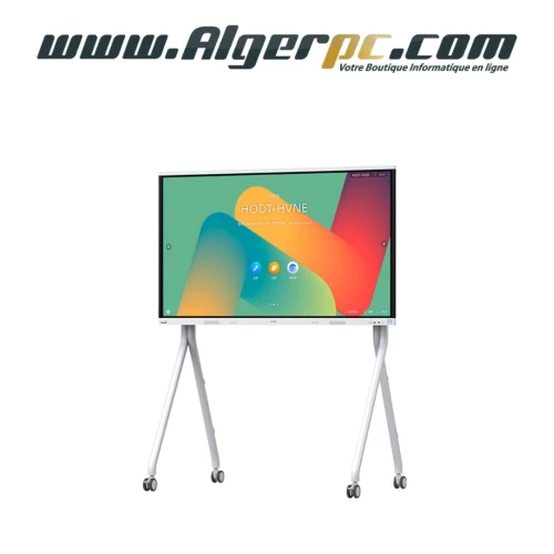 Ecran interactif Huawei IdeaHub Board 2 65 Pouces 4K avec Support Mural et à roulettes