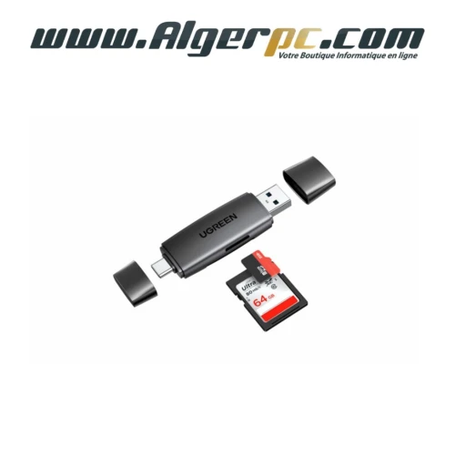 Adaptateur Lecteur de cartes SD UGREEN 2 en 1 3.0