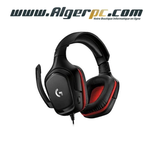Casque Logitech G332 gaming filaire - circum-aural fermé - microphone unidirectionnel repliable - compatible PC, PlayStation 4, Xbox One et mobiles