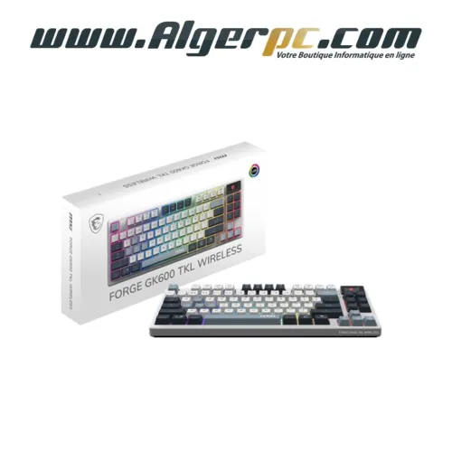 Clavier mécanique sans fil MSI FORGE GK600 Azerty