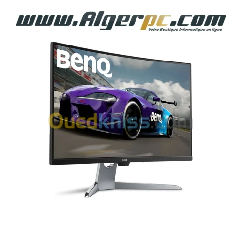 Ecran BenQ EX3203R 32'' incurvé en 2K (QHD)  144Hz/dalle VA 16:9ème/4ms/HDMI/DisplayPort/USB