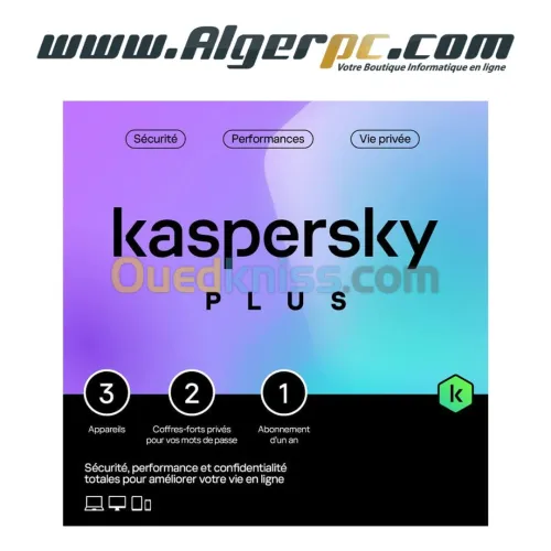 Kaspersky plus pour 03 postes