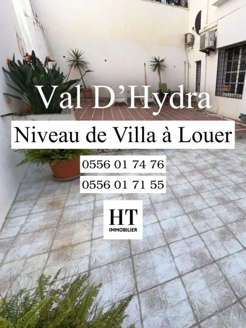 Location Appartement Niveau de villa F4 Alger Hydra