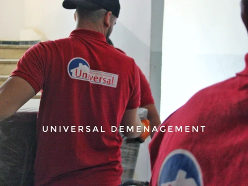 "UNIVERSAL DÉMÉNAGEMENT":CAMION AVEC CHAUFFEUR  