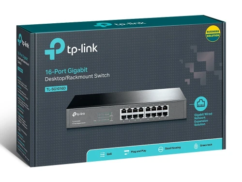 Switch TP-LINK TL-SG1016D rackable/de bureau 16 ports Gigabit
