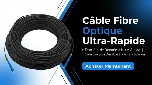 Cable Jarretière FIBRE OPTIQUE SC SC Extérieur 50M -100M