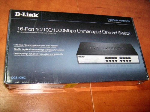 Switch Dlink 16-Port Gigabit Unmanaged DGS-1016C 10/100/1000Mbps