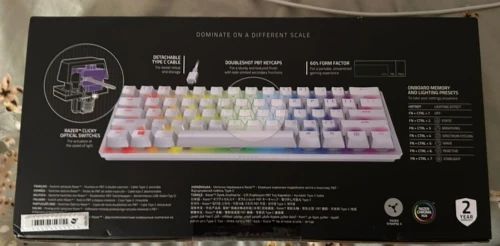 Razer Huntsman Mini 60% Optical Purple Switches (QWERTY US)