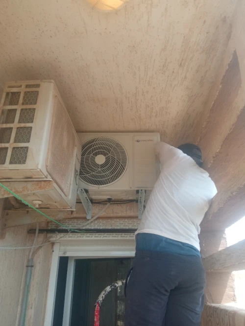 Montage climatiseur "installation" avec pompe a vide 