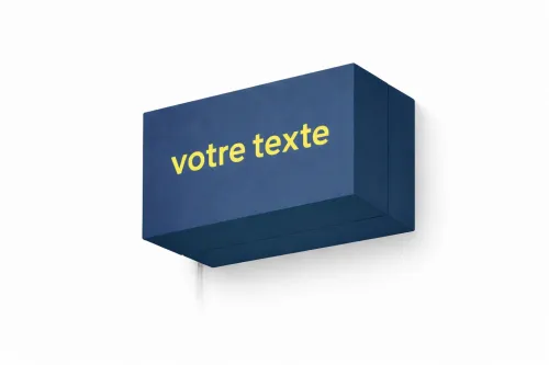 Enseigne Lumineuse Personnalisée  Bureau, Hôtel, Banque, Open Space LightBox LED