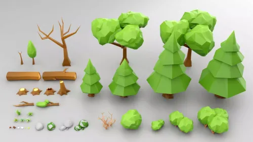 Modeleur 3D  Création d'assets pour jeux vidéo (Game Ready / Low Poly) ou pour autre projets 3D