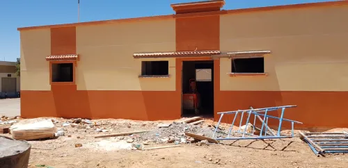Décoration façade monocouche
