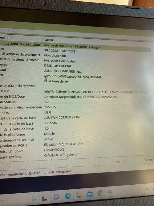 Pc Asus notebook x515M 