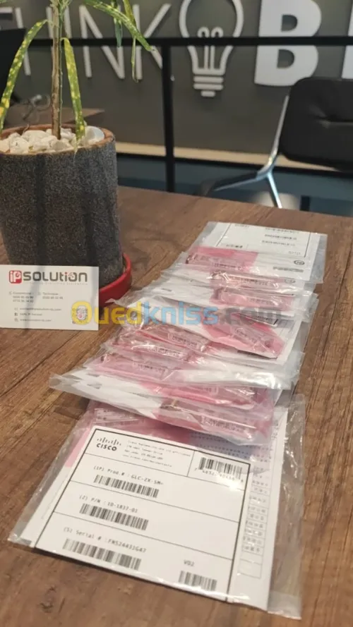 Module SFP 1 Gbps, fibre monomode, 1550 nm, portee jusqua 80 km, connecteur LC, sans DOM