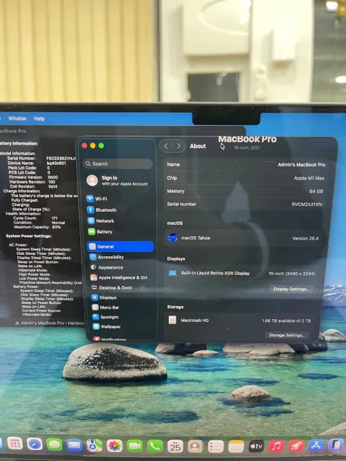 MACBOOK PRO  M1 Max 16p 64/2T
