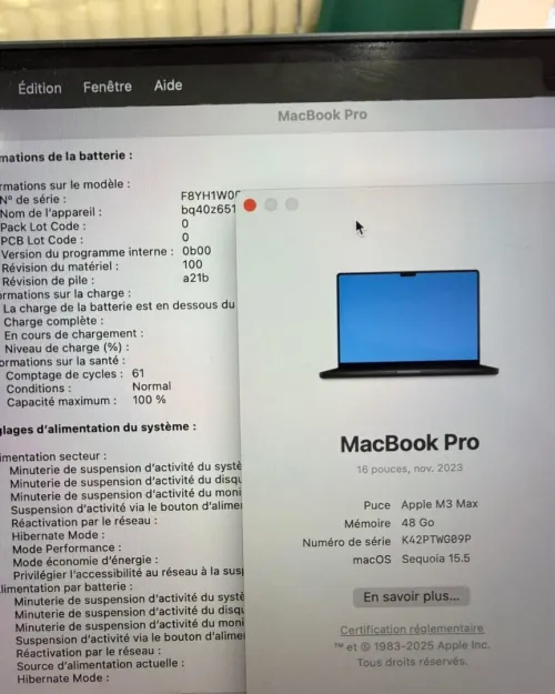 MACBOOK PRO M3 MAX   16 inch  48/ 1T