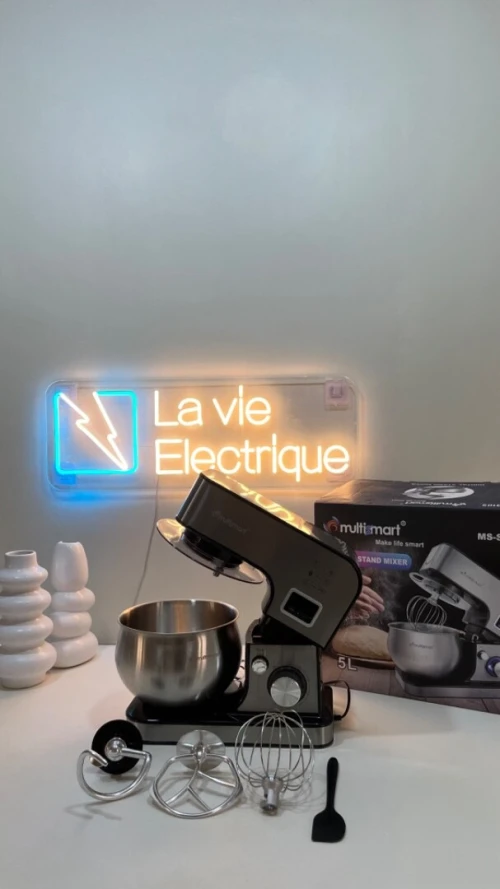Multismart Robot Pétrin 5L 1500W 2.5KG - Avec Afficheur