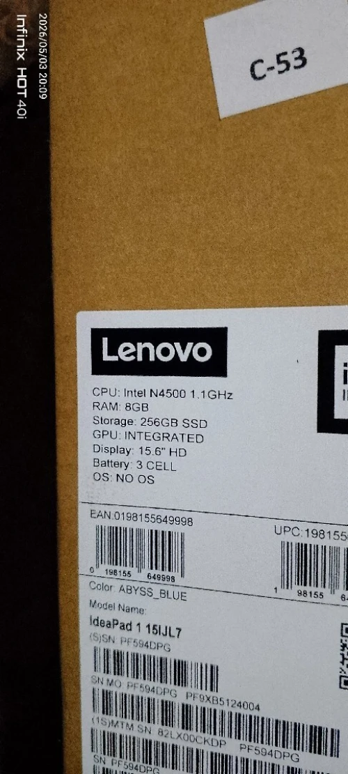 LENOVO IDEAPAD 1 15IJL7
