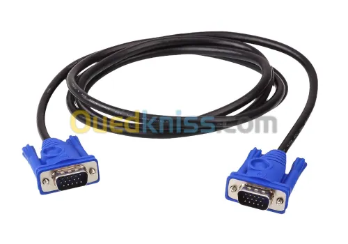 Cable vga to vga(2m)+cable hdmi sghir+cable alimentation(1m)