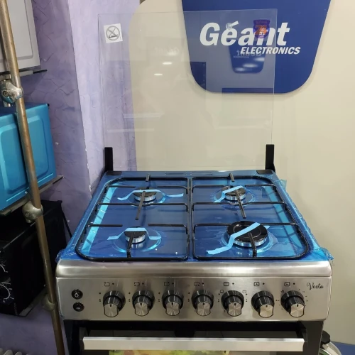 Cuisinière Contiglobal Vesta inox 60X60 VENTILÉE-Catalyseur -Briquet 