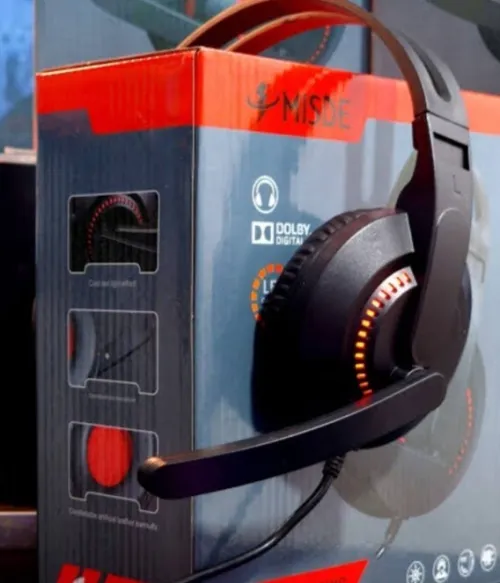 Casque gaming LED +microphhone mised A22 Avec boite  pc/ps3/ps4/ps5/telephone
