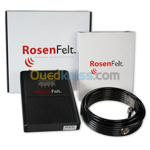 Amplificateur Répéteur GSM RosenFelt Dual-Band 2G-3G DCS 900/2100 1500m2