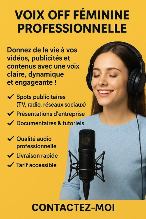 VOIX OFF FEMININE (arabe et français)