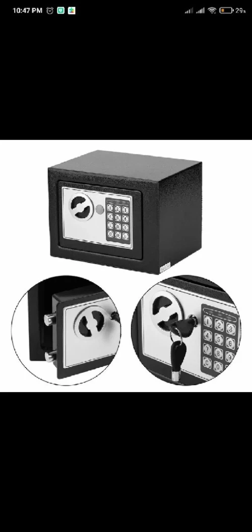 Mini coffre 17*23  فقط اسود