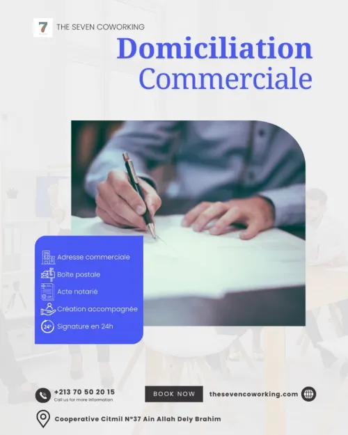 Domiciliation D'entreprise / Coworking / Formation / Evènement Professionnel