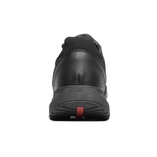 Basquette homme black cuir