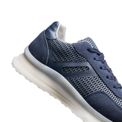 Basquette homme chic bleu
