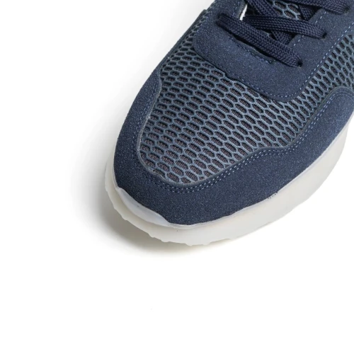 Basquette homme chic bleu