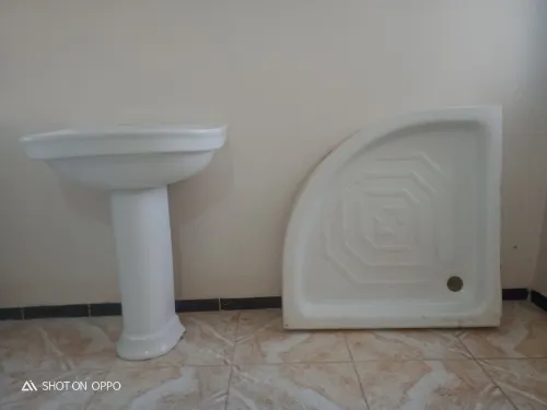 Lavabo FABIA 70 cm + Receveur de douche + Évier de cuisine