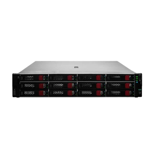 Serveur HPE DL380 Gen11 Xeon Silver 4510, 64Go, 2x8To SATA, RAID MR416i, 12LFF, 4xGbE, 2x1000W