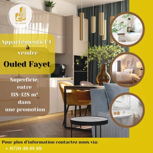 Vente Appartement F4 Alger Ouled fayet
