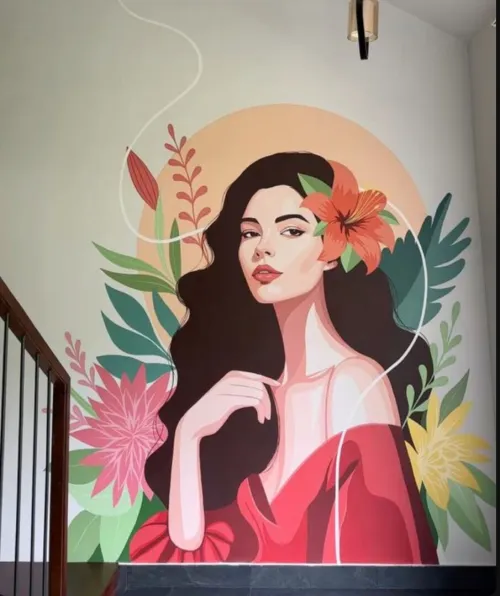 Dessinateur murale