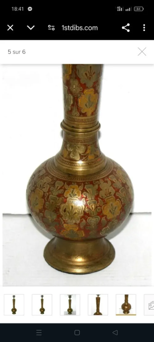 antiquité cuivre bronze meuble 