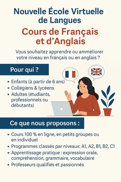 Cours anglais français