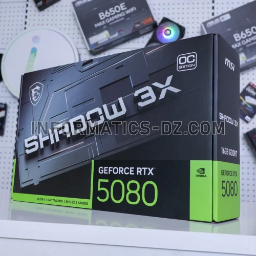 MSI GeForce RTX 5080 16G SHADOW 3X OC Graphics Card