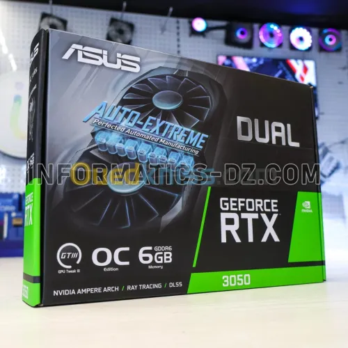 ASUS DUAL RTX 3050 OC EDITION 6GB GDDR6 2X