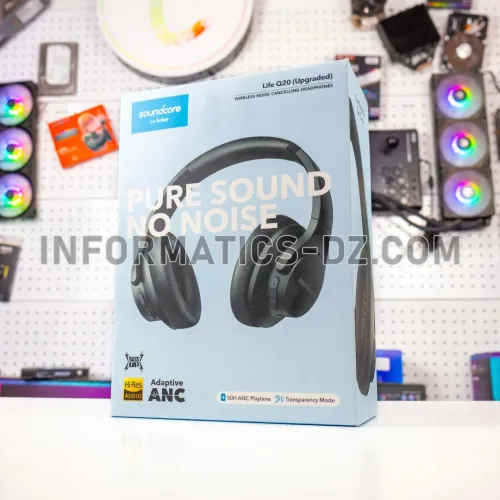 Soundcore Life Q20 Wireless Over-Ear Headphones with Hybrid ANC