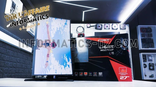Dir L'affaire EID HYBROK Light HG27CUF: 27' Curved VA FHD 180Hz, 1ms RGB LIGHT Monitor