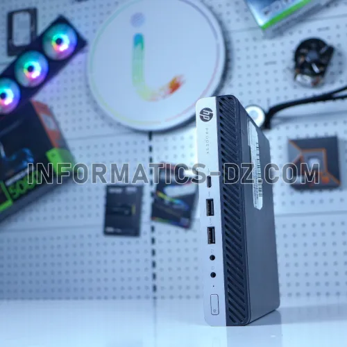 HP PRODESK 600 G3 MINI I5-6GEN 8GB RAM SSD 256GB + CHARGEUR