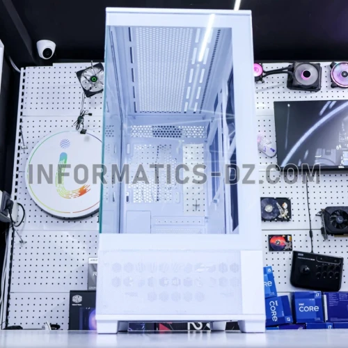 CASE GameMax VISTA Mid-Tower BLACK / WHITE - avec/sans Fans