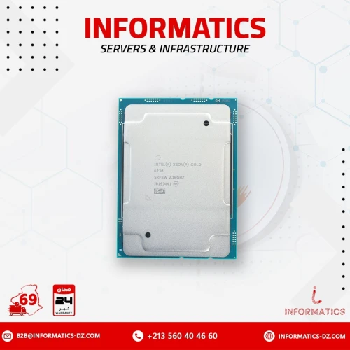 RENEWED SRF8W Intel Xeon Gold 6230 20 Cores  40 Threads 27.5MB Cache 2.10GHz 3.90GHz Turbo 125W TDP 2nd Gen Scalable Efficiency and Performance