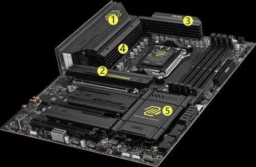 MSI MAG B850 TOMAHAWK MAX WIFI AM5 Motherboard
