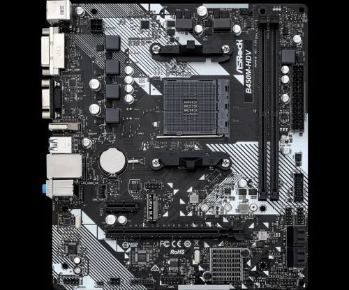 Asrock B450M-HDV R4.0 AMD Motherboard